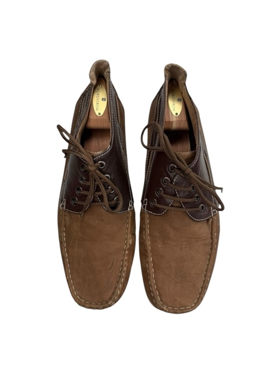 Saminto Laurenzini ★ Lace Up Boat Shoe Chukka Boot ★ Brown Leather ★ 12 ★ main image 7